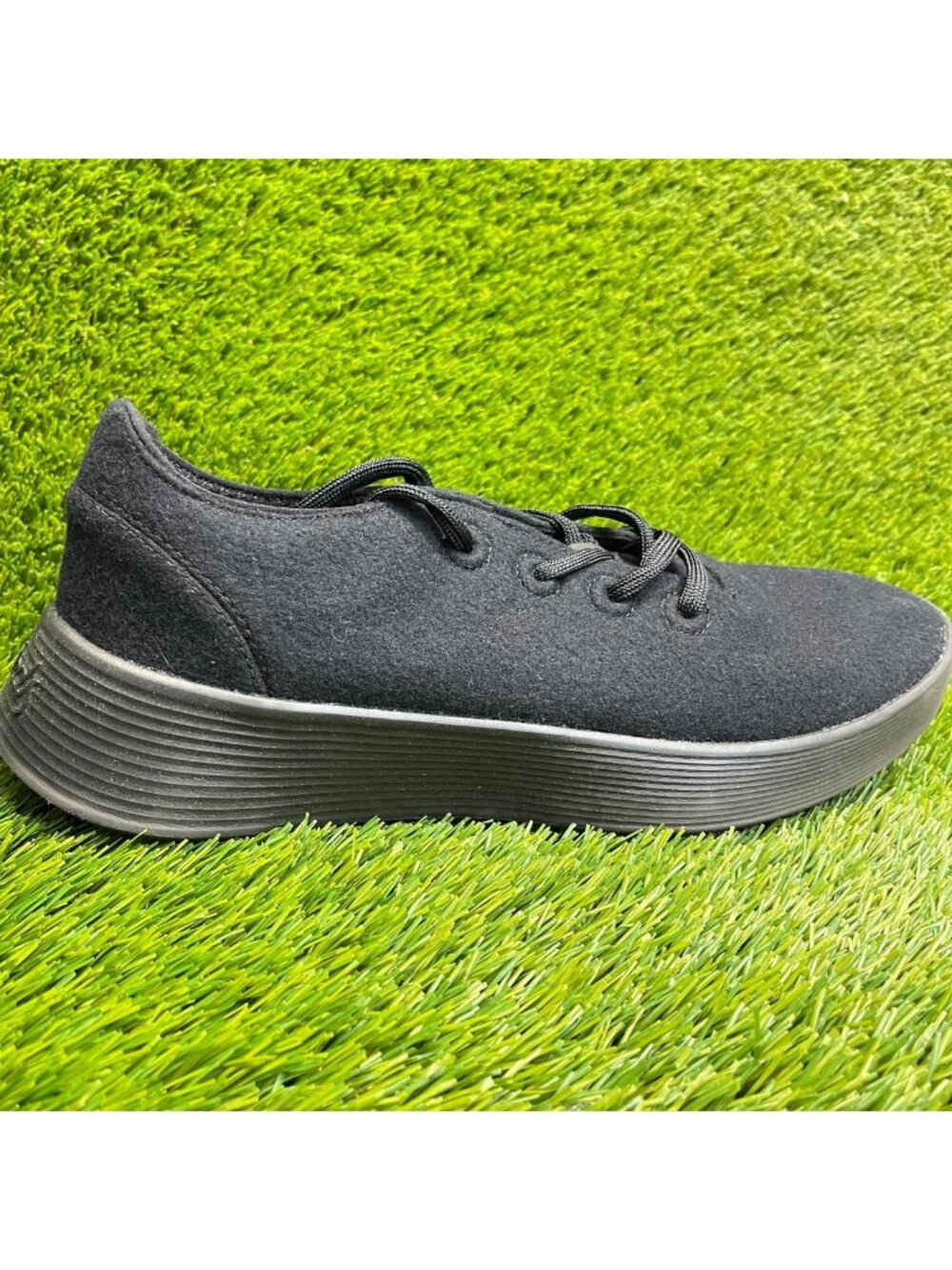 Allbirds Wool Runner 2 Mens Size 12.5 Black Athletic Running Shoes Sneakers